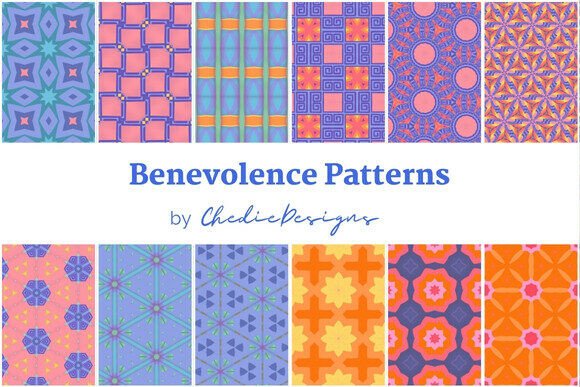 Benevolence Surface Patterns: A Digital Design Collection