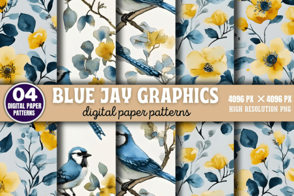 Blue Jay Graphics Patterns 6: Elevate Your Creative Projects