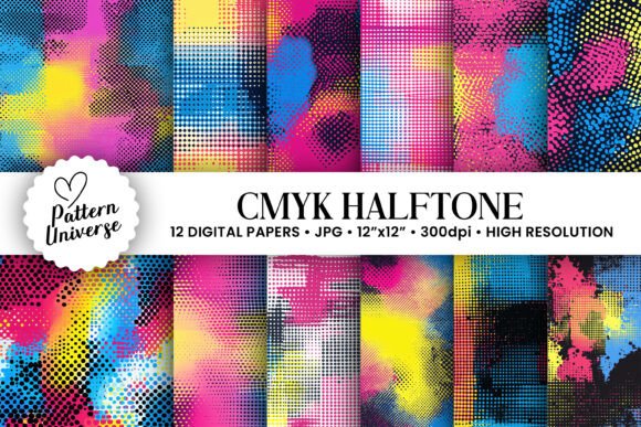 CMYK Halftone Patterns: A Practical Guide to Elevating Your Craft Projects