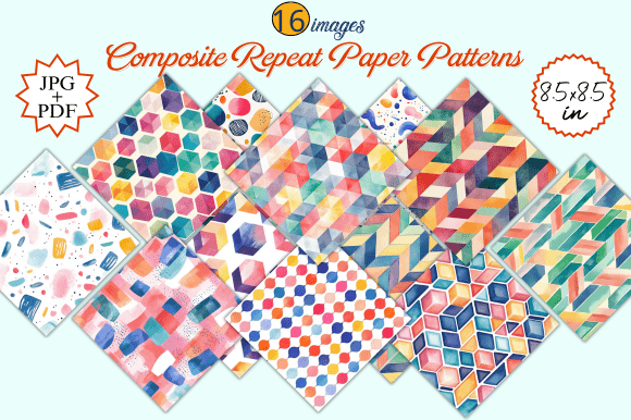 Composite Repeat Paper Patterns: Elevating Your Craft Projects with Seamless Design