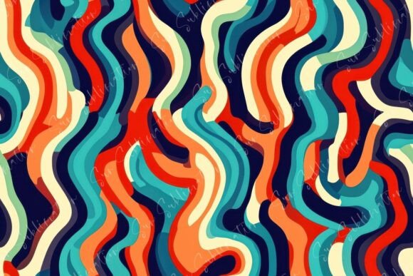 Dynamic Wave Patterns in Bold Seamless