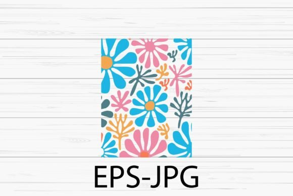 Improvised Floral Abstraction Patterns for Designers
