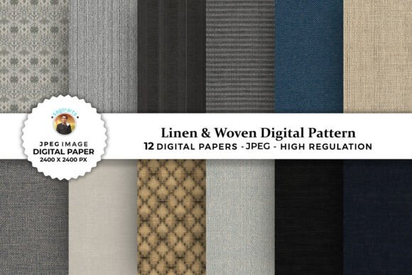 Mastering the Art of Digital Crafting with Linen Woven Texture Digital Patterns
