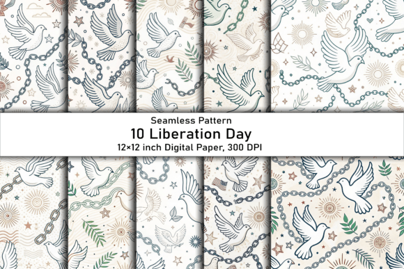 Minimalist Liberation Day Patterns