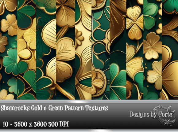Shamrocks Gold Green Patterns: Elevate Your Design Aesthetic