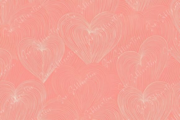 Soft Pink Heart Patterns on a Light: Elevating Everyday Designs with Gentle Romance